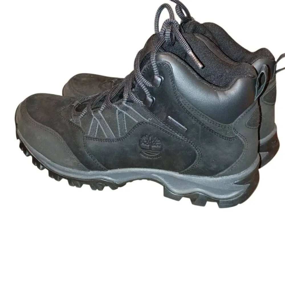 Timberland Men's Mt. Major 2 Mid Waterproof Hiking Boots size 10 Black